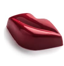 rote Praline in Lippenform