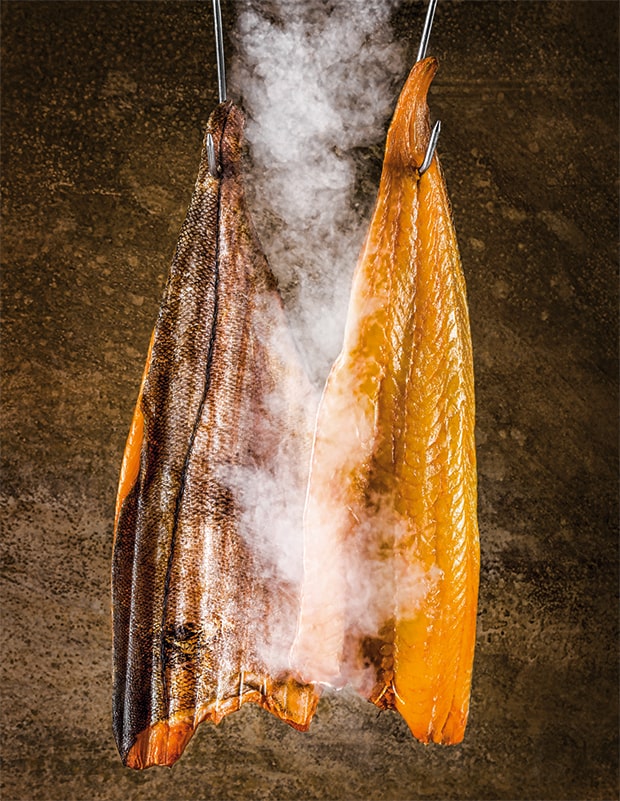 geräucherter Fisch