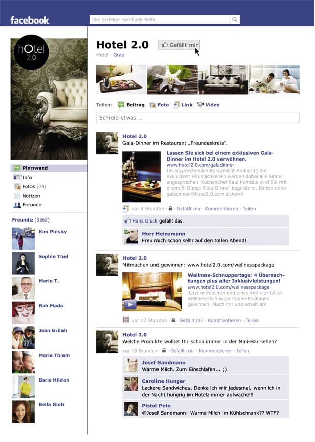 Facebook Seite 