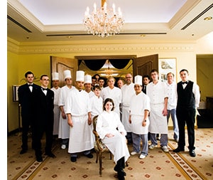 Jacqueline Pfeiffer mit ihrem Team 