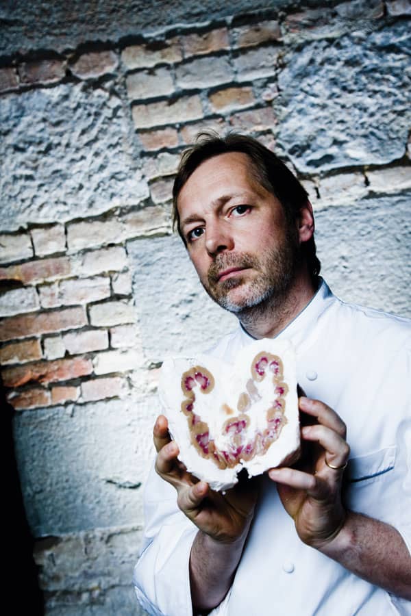 Christian Petz mit Innereien