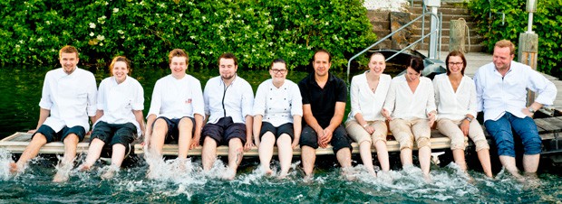 Hubert Wallner und sein Saag Team