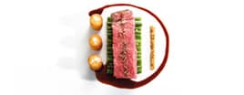 Wagyu-Ribeye mit Keniabohnen