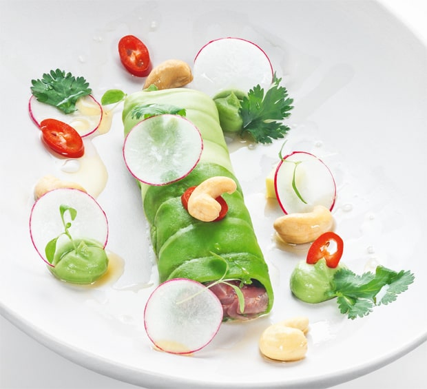 Avocado-Thunfisch-Röllchen