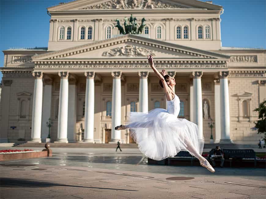 Das Bolschoi-Theater ist eines der schönsten der Stadt – und drei Monate im Vorfeld ausverkauft Das Bolschoi-Theater ist eines der schönsten der Stadt – und drei Monate im Vorfeld ausverkauft