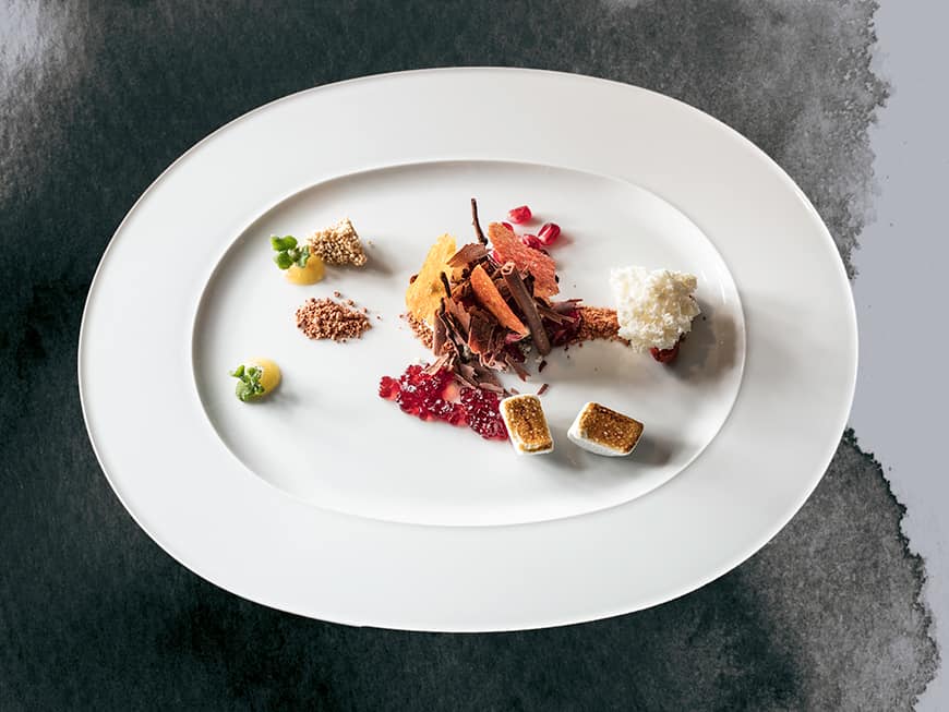 Thomas Yoshida, Restaurant Facil: Lagerfeuer – Vanille, Birne und Steinpilz Thomas Yoshida, Restaurant Facil: Lagerfeuer – Vanille, Birne und Steinpilz