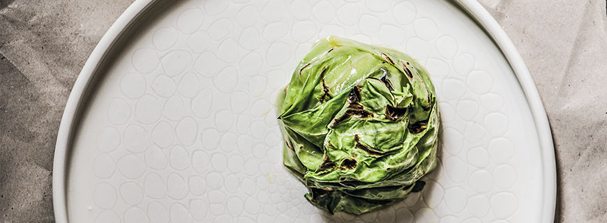 Rezept von Harald Irka, Saziani Stub’n, Straden: Zander, Spitzkraut, Schnittlauch, Holunder