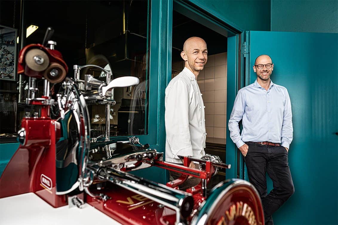 Riccardo und Giancarlo Camanini, Restaurant Lido 84, Gardasee 