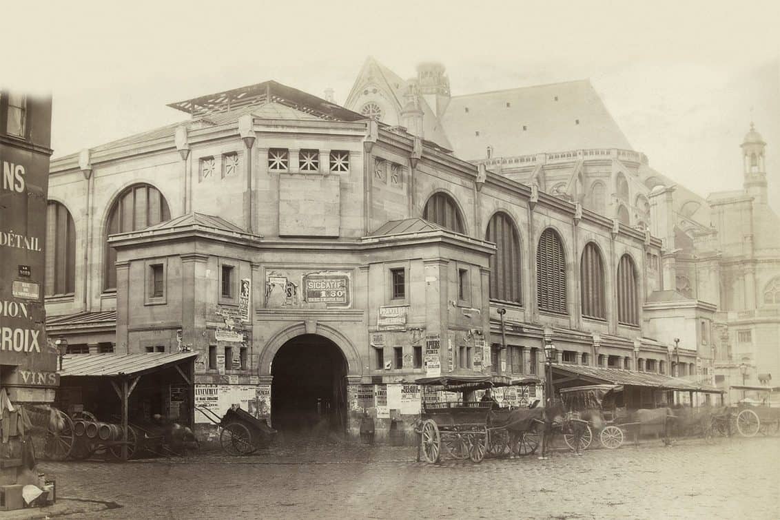 Markthallen des Quartier des Halles in Paris